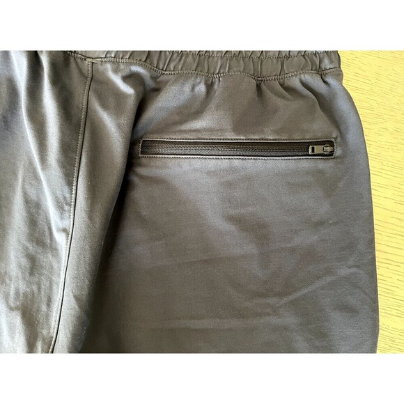 Uniqlo AIRism Cotton Easy Shorts Mens Medium Dark Navy 9" Inseam Comfort - Picture 2 of 6